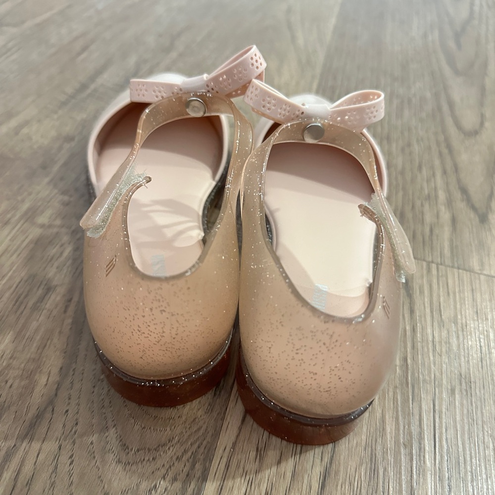 Mini Melissa beige jelly flats size 3 - Picture 4 of 6